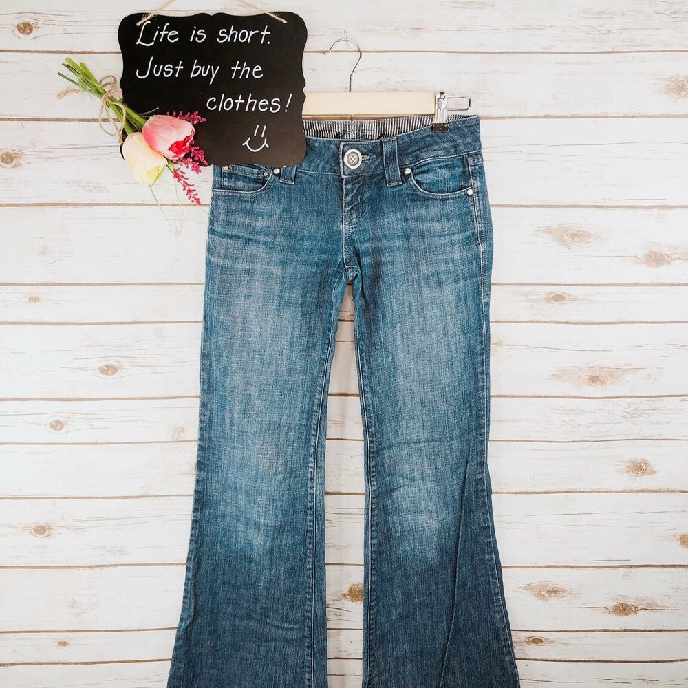Anthropologie Level 99 Jeans Size 26 Wide Leg